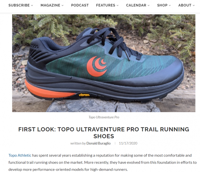 FIRST LOOK: TOPO ULTRAVENTURE PRO TRAIL RUNNING SHOES