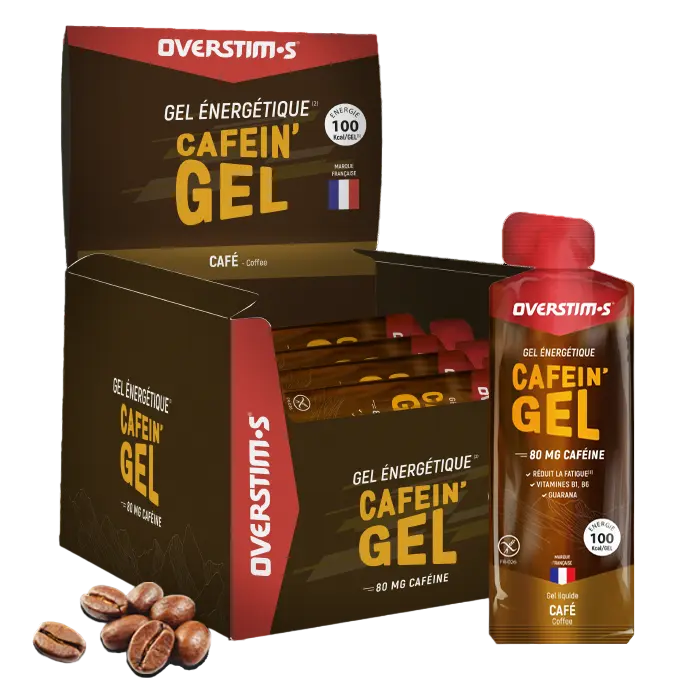 OVERSTIM.s CAFEIN Gel | Flavor - Coffee | Display unit 36 gels