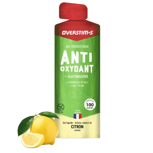 OVERSTIM.s ANTIOXIDANT Liquid Energy Gel | Flavor - Lemon | 1 gel