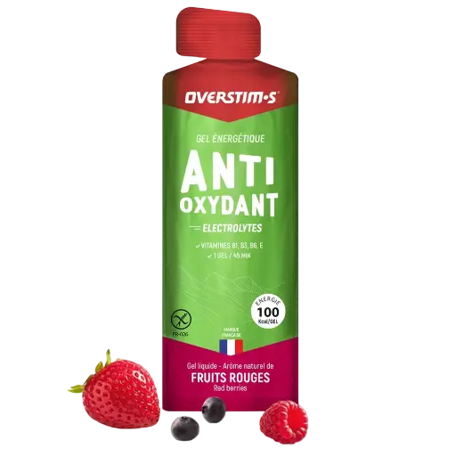OVERSTIM.s ANTIOXIDANT Liquid Energy Gel | Flavor - Red Berries | 1 gel
