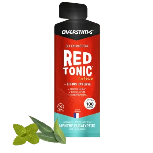 OVERSTIM.s RED TONIC Liquid Energy Gel | Flavor - Mint - Eucalyptus | 1 gel